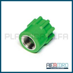 Adattatore femmina filettato femmina Alfaidro Plastica Alfa
