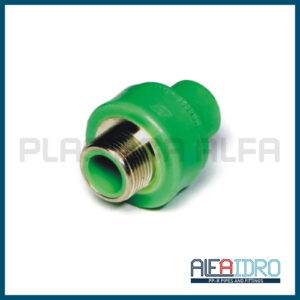 Adattatore maschio filettato maschio Alfaidro Plastica Alfa