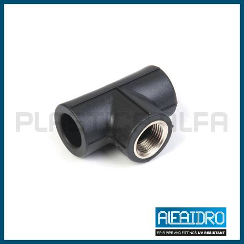 Derivazione T a 90° - filettata femmina Alfaidro UV Plastica Alfa