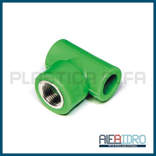 Derivazione T a 90 filettato femmina Alfaidro Plastica Alfa