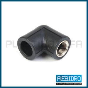 Gomito a 90° femmina - filettato femmina Alfaidro UV Plastica Alfa