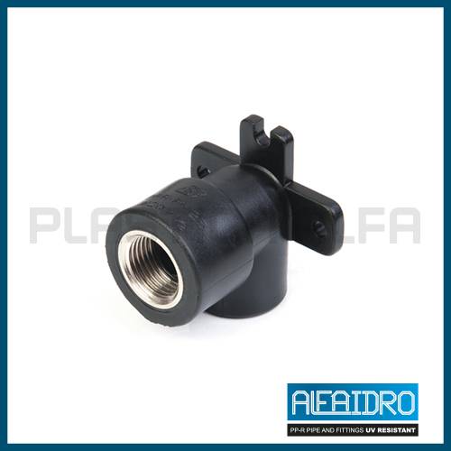 Gomito terminale a 90° - filettato femmina Alfaidro UV Plastica Alfa