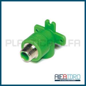 Gomito terminale a 90 filettato maschio Alfaidro Plastica Alfa