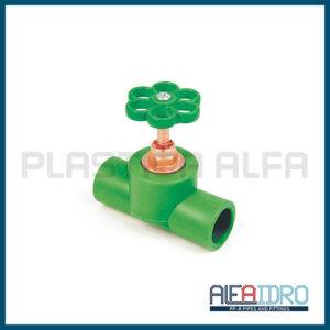 Rubinetto d'arresto con margherita Alfaidro Plastica Alfa