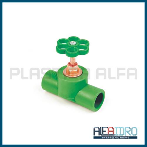 Rubinetto d'arresto con margherita Alfaidro Plastica Alfa