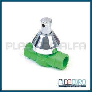 Valvola a sfera con cappuccio Alfaidro Plastica Alfa
