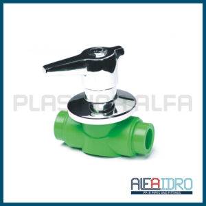 Valvola a sfera con leva Alfaidro Plastica Alfa