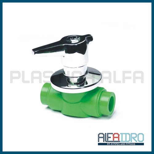Valvola a sfera con leva Alfaidro Plastica Alfa