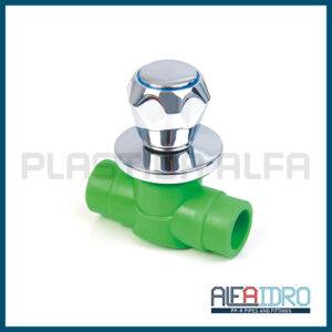 Valvola a sfera con pomello Alfaidro Plastica Alfa