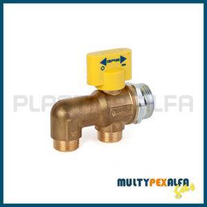 Collettore a due vie sede piana Multypexalfa gas Plastica Alfa