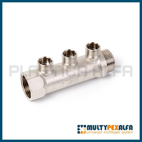 Manifold three-way Multypexalfa Plastica Alfa