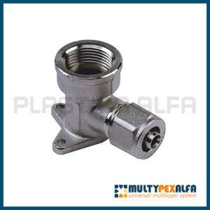 Gomito con staffa a stringere multypexalfa Plastica Alfa