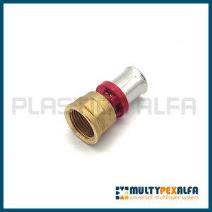 Raccordo femmina a pressare multypexalfa Plastica Alfa