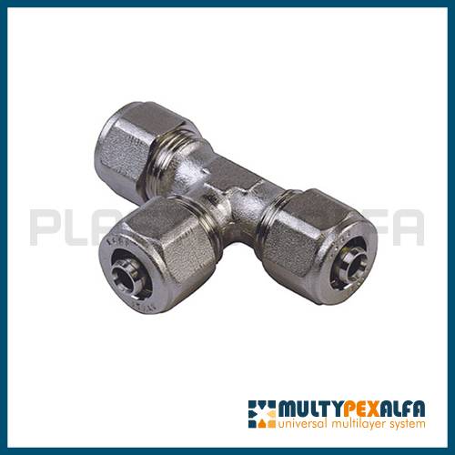 Reducing Tee 90° screw fittings multypexalfa Plastica Alfa