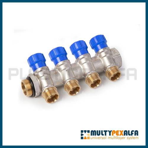 Manifold four-way with taps - Image 2