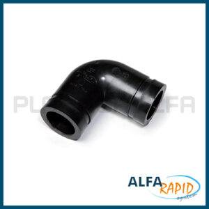 Gomito a 90 alfarapid Plastica Alfa