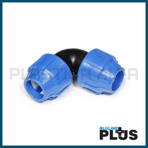 Gomito a 90° bluline plus Plastica Alfa