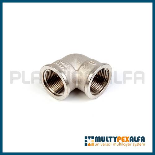 Gomito a 90 filettato femmina multypexalfa Plastica Alfa