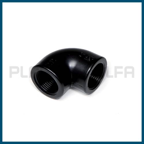 Elbow 90° female thread threaded fittings Plastica Alfa