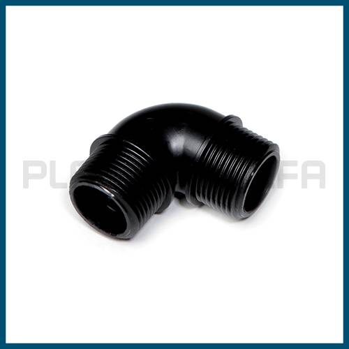 Elbow 90° - male thread threaded fittings Plastica Alfa
