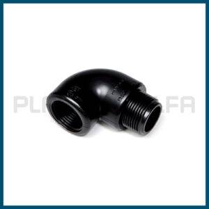 Gomito a 90 M-F raccordi filettati Plastica Alfa