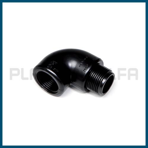 Elbow 90° M-F threaded fittings Plastica Alfa