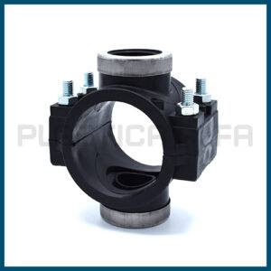 Presa a staffa doppia con anello di rinforzo prese a staffa Plastica Alfa