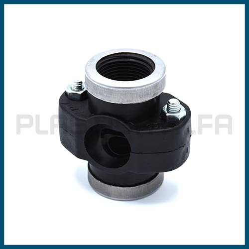 Presa a staffa doppia con anello di rinforzo prese a staffa Plastica Alfa