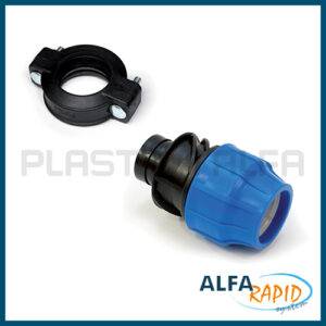 Raccordo con giunto Alfarapid Plastica Alfa