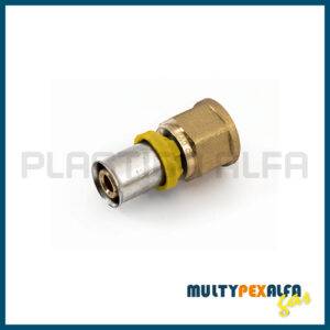Raccordo femmina a pressare multipexAlfa Plastica Alfa