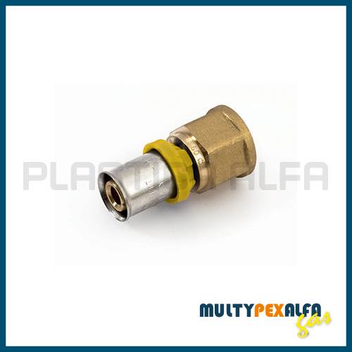 Coupler female gas multipexAlfa Plastica Alfa