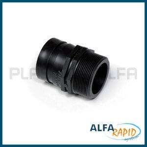 Raccordo filettato mascio alfarapid Plastica Alfa