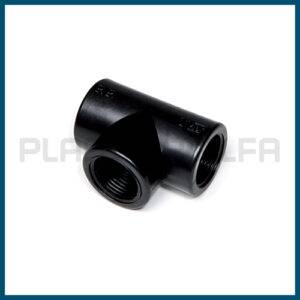 Tee a 90° filettato femmina raccordi filettati Plastica Alfa
