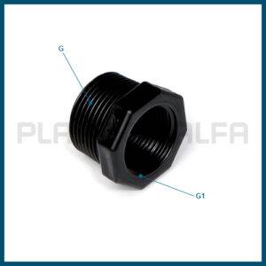 Riduzione corta M-F raccordi filettati Plastica Alfa