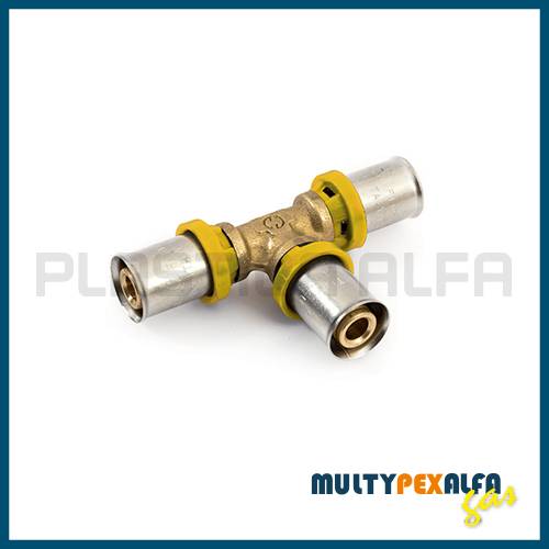Tee 90° gas multypexAlfa Plastica Alfa