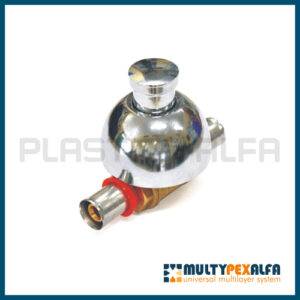 Valvola a sfera con cappuccio multypexalfa Plastica Alfa