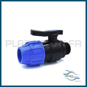 Valvola a sfera a compressione filettata maschio con valvole a compressione valvevolution Plastica Alfa