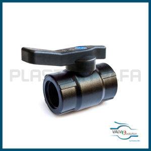 Valvola filettata F-F passaggio ridotto Valvevolution Plastica Alfa