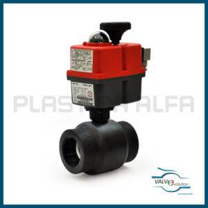 Valvola filettata femmina con motore elettrico Valvevolution Plastica alfa