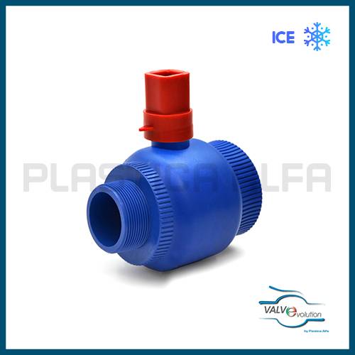 Valvola antigelo filettata M-F con prolunga valvole antigelo valvevolution Plastica Alfa