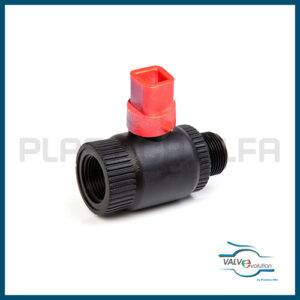 Valvola filettata M-F con prolunga Valvevolution Plastica Alfa