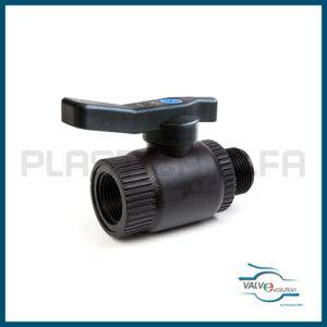Valvola filettata M-F Valvevolution Plastica Alfa
