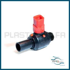 Valvola filettata maschio PEAD con prolunga valvole HDPE valvevolution Plastica Alfa