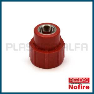 Adattatore femmina filettato femmina Nofire Plastica Alfa