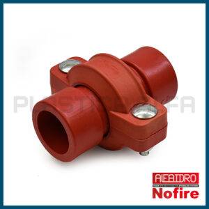 Bocchettone a tre pezzi F-F Nofire Plastica Alfa