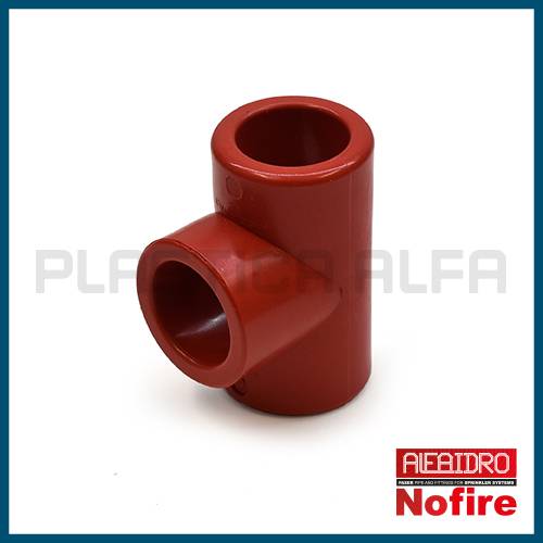 Derivazione a T a 90° Nofire Plastica Alfa