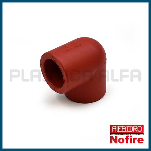 Gomito a 90° F-F Nofire Plastica Alfa