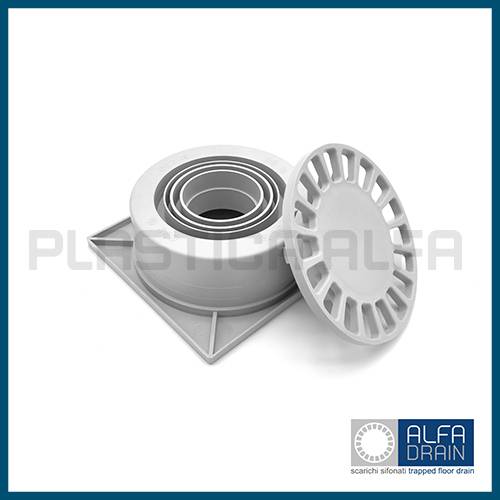 Scarico sifonato Alfadrain Plastica Alfa