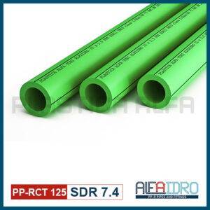 Tubo monostrato in PP-RCT 125 SDR 7.4 tubi alfaidro Plastica Alfa