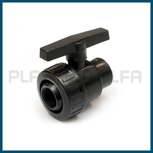 Valvola a sfera monoghiera filettata femmina valvole pn6 irrigazione Plastica Alfa